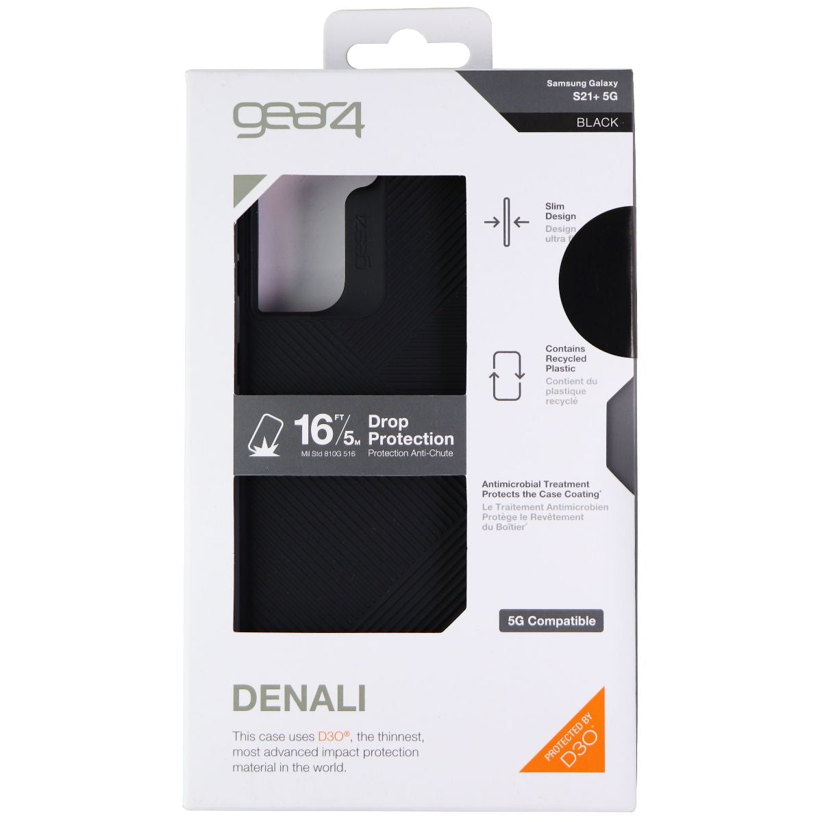 ZAGG Denali Series Case for Samsung Galaxy S21+ 5G - Black Cell Phone - Cases, Covers & Skins Zagg    - Simple Cell Bulk Wholesale Pricing - USA Seller