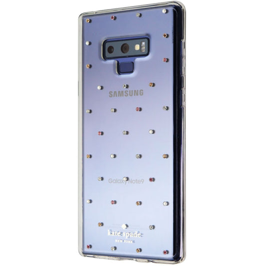 Kate Spade Hardshell Case for Samsung Galaxy Note9 - Clear with Pin Dot Gems Cell Phone - Cases, Covers & Skins Kate Spade    - Simple Cell Bulk Wholesale Pricing - USA Seller