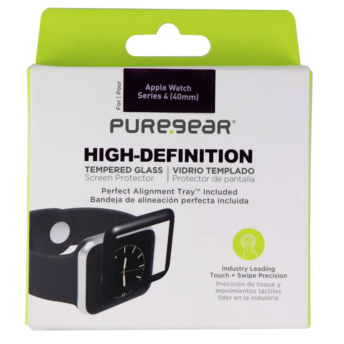 PureGear HD Tempered Glass Screen Protector for Apple Watch Series 6/SE/5/4 40mm Smart Watch Accessories - Screen Protectors PureGear    - Simple Cell Bulk Wholesale Pricing - USA Seller
