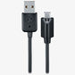 Verizon 3-Foot Micro-USB to USB Charge/Sync Cable with Built-in LED - Black Cell Phone - Cables & Adapters Verizon - Simple Cell Bulk Wholesale Pricing - USA Seller