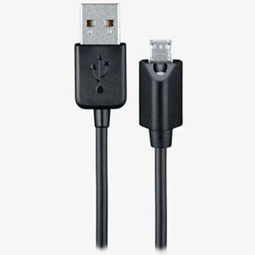 Verizon (3-Ft) Micro-USB to USB Charge/Sync Cable with Built-in LED - Black Cell Phone - Cables & Adapters Verizon    - Simple Cell Bulk Wholesale Pricing - USA Seller