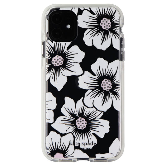 Kate Spade Defensive Hardshell Case for iPhone 11 (6.1-inch) - Hollyhock Flowers Cell Phone - Cases, Covers & Skins Kate Spade    - Simple Cell Bulk Wholesale Pricing - USA Seller