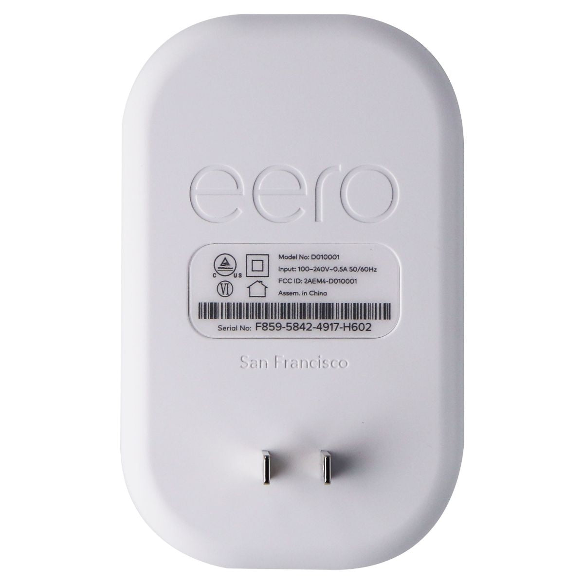 eero Beacon AC Wi-Fi Network Extender (D010101) - Single Add-On - White Networking - Boosters, Extenders & Antennas eero - Simple Cell Bulk Wholesale Pricing - USA Seller