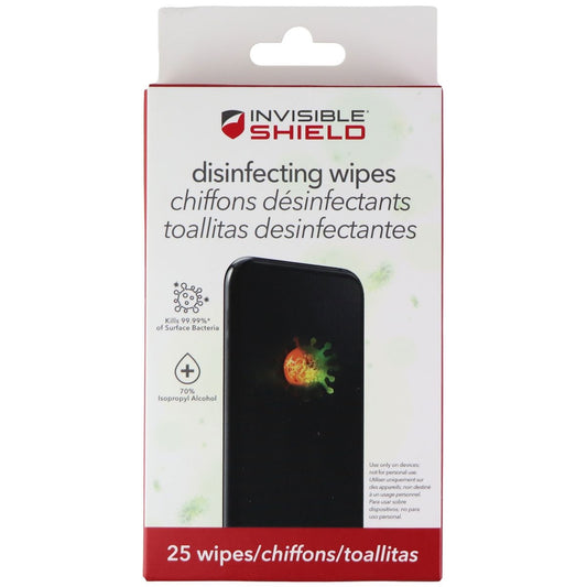 ZAGG Invisible Shield Device Wipes (25 Pack) for Smartphones & Tablets Digital Camera - Cleaning Equipment & Kits Zagg - Simple Cell Bulk Wholesale Pricing - USA Seller