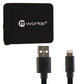 mWorks mPower 6 Foot Flat Lightning 8-Pin Cable w/ 2.4A Wall Charger for iPhones Cell Phone - Chargers & Cradles mWorks! - Simple Cell Bulk Wholesale Pricing - USA Seller
