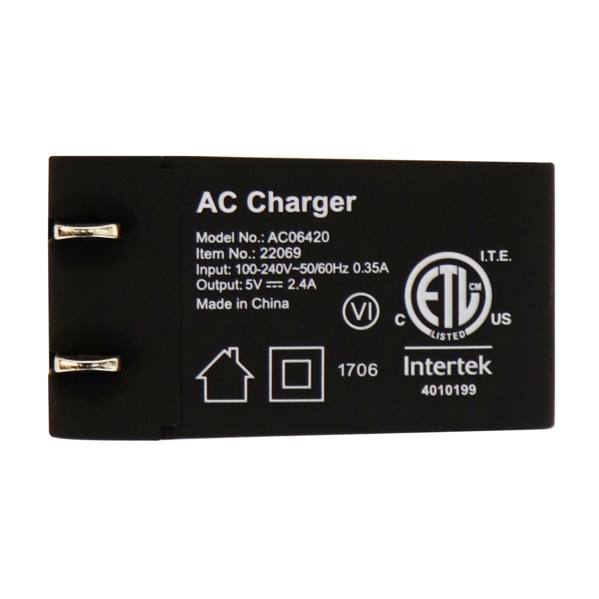 mWorks mPower 6 Foot Flat Lightning 8-Pin Cable w/ 2.4A Wall Charger for iPhones Cell Phone - Chargers & Cradles mWorks! - Simple Cell Bulk Wholesale Pricing - USA Seller