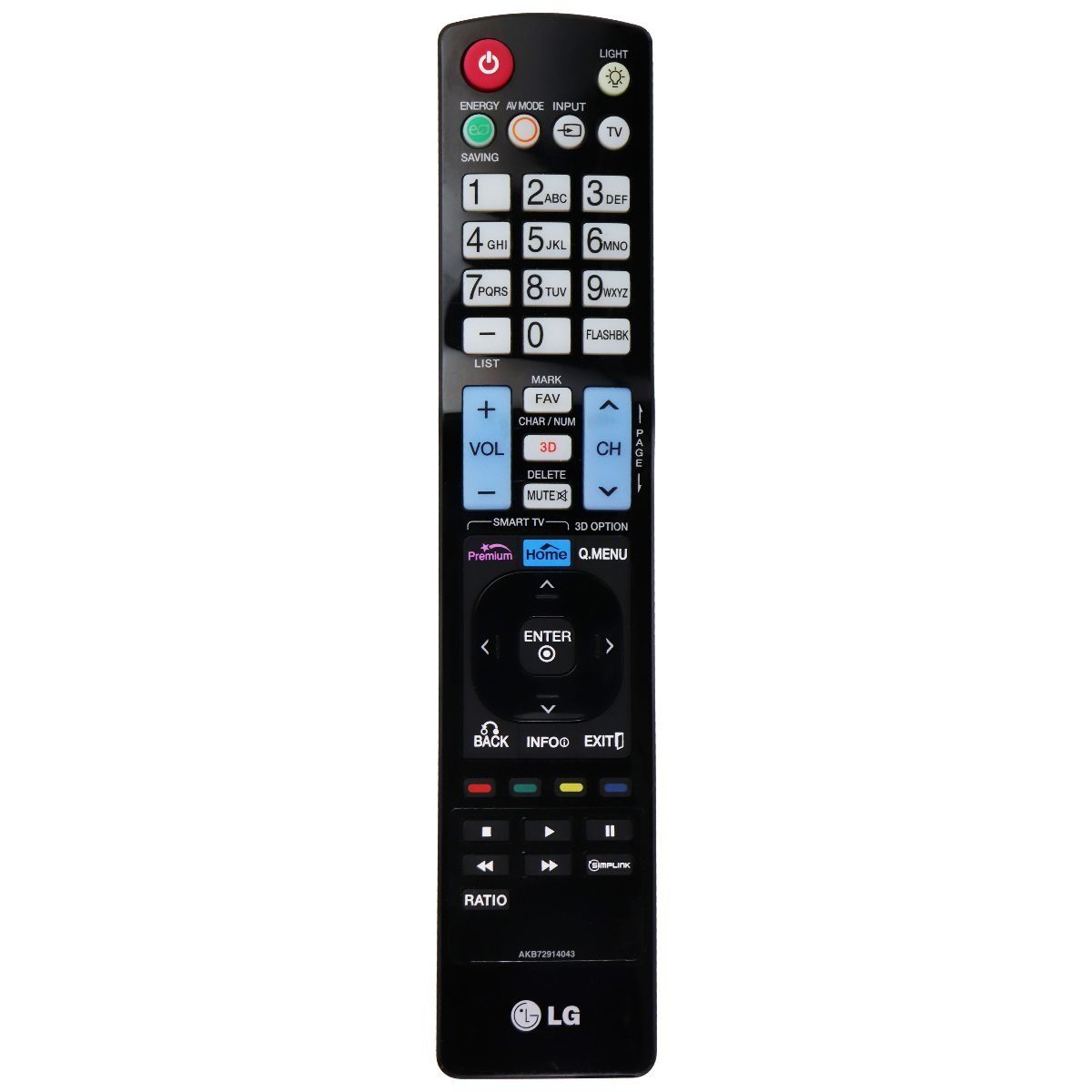 LG OEM Remote Control for Select LG TVs - Black (AKB72914043) TV, Video & Audio Accessories - Remote Controls LG    - Simple Cell Bulk Wholesale Pricing - USA Seller