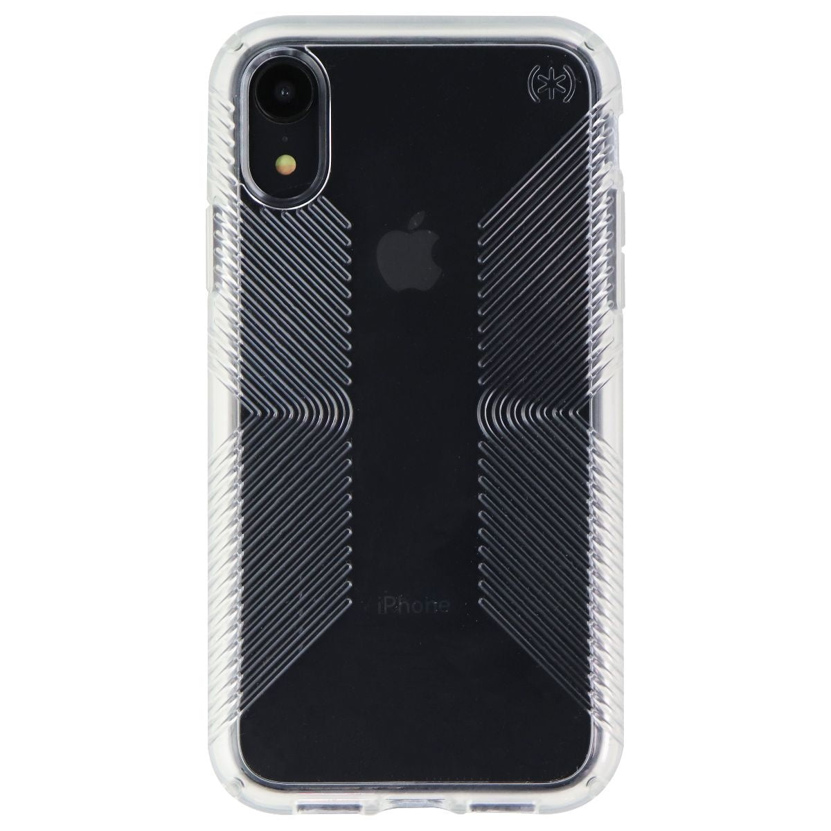 Speck Presidio Perfect-Clear with Grips Hard Phone Case for iPhone XR - Clear