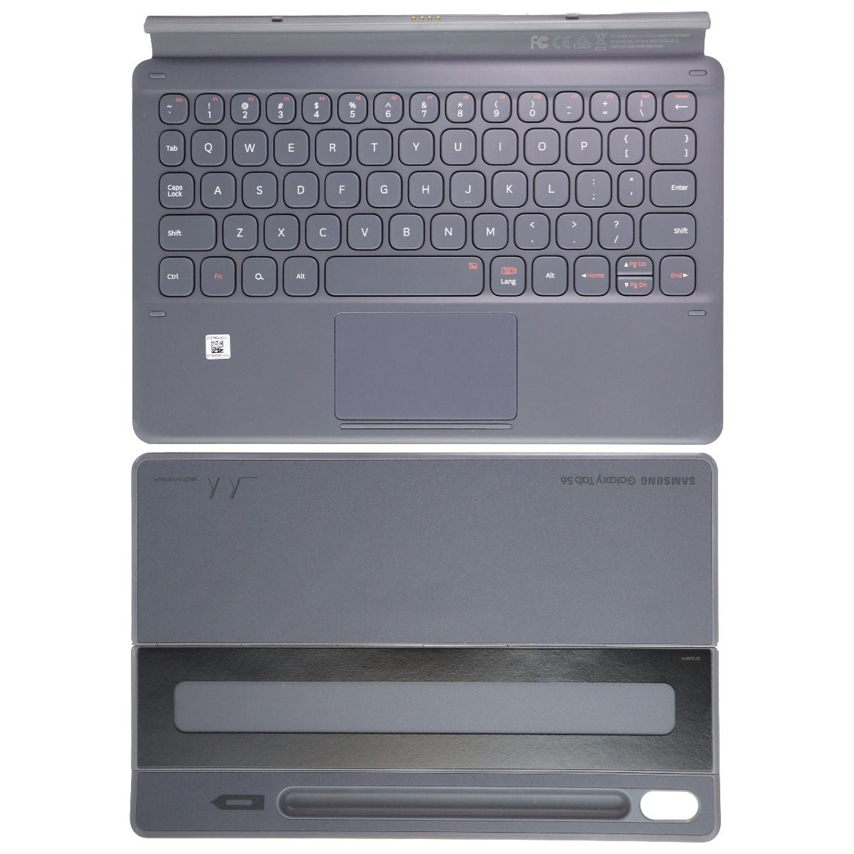 Samsung Book Cover Keyboard for Samsung Galaxy Tab S6 - Gray (EF-DT860UJEGUJ) iPad/Tablet Accessories - Cases, Covers, Keyboard Folios Samsung - Simple Cell Bulk Wholesale Pricing - USA Seller