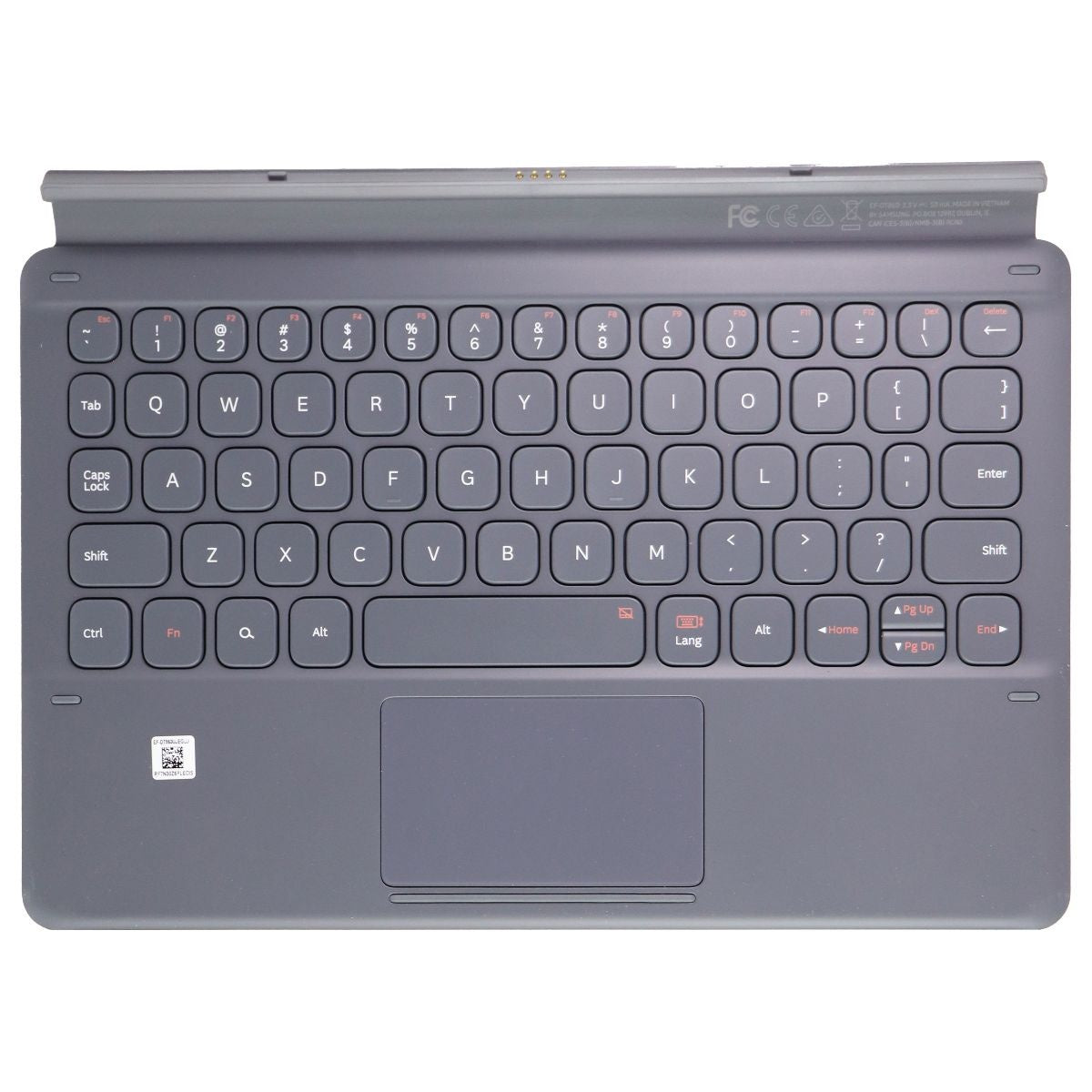 Samsung Book Cover Keyboard for Samsung Galaxy Tab S6 - Gray (EF-DT860UJEGUJ) iPad/Tablet Accessories - Cases, Covers, Keyboard Folios Samsung    - Simple Cell Bulk Wholesale Pricing - USA Seller