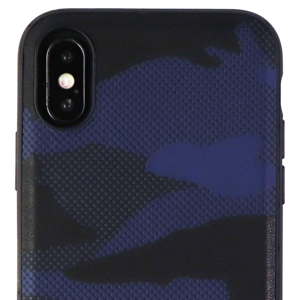 Jack Spade Co-mold Inlay Case for iPhone Xs/X - Shadow Camo Blue Leather Cell Phone - Cases, Covers & Skins Jack Spade - Simple Cell Bulk Wholesale Pricing - USA Seller