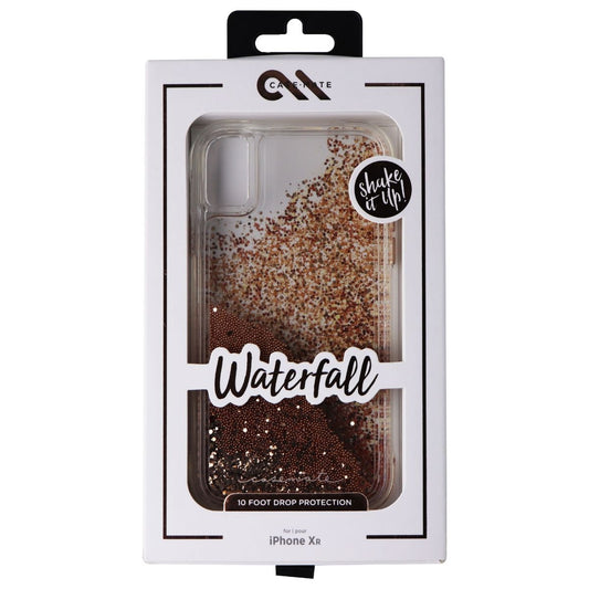 Case-Mate Waterfall Series Liquid Glitter Case for Apple iPhone XR - Gold Cell Phone - Cases, Covers & Skins Case-Mate    - Simple Cell Bulk Wholesale Pricing - USA Seller