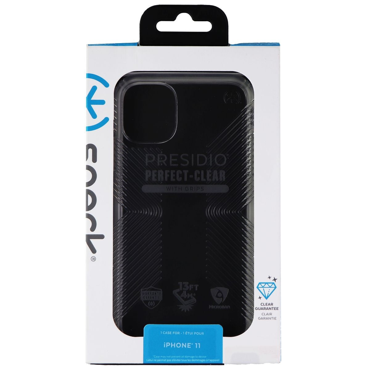 Speck Perfect-Clear Grip Series Case for Apple iPhone 11 - Clear/Clear Cell Phone - Cases, Covers & Skins Speck    - Simple Cell Bulk Wholesale Pricing - USA Seller