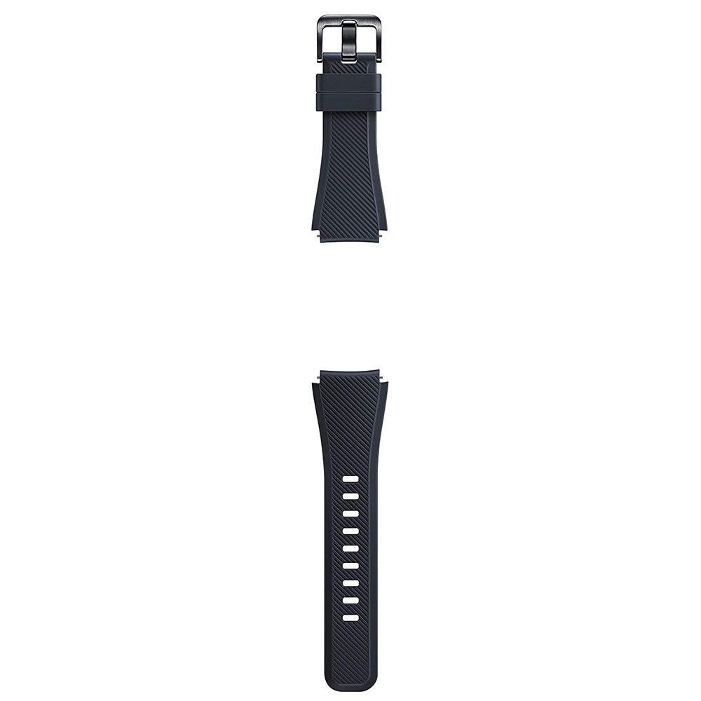 Samsung Gear S3 Silicone Replacement Band (22mm) - Dark Gray LARGE - (ET-YSU76) Smart Watch Accessories - Watch Bands Samsung - Simple Cell Bulk Wholesale Pricing - USA Seller