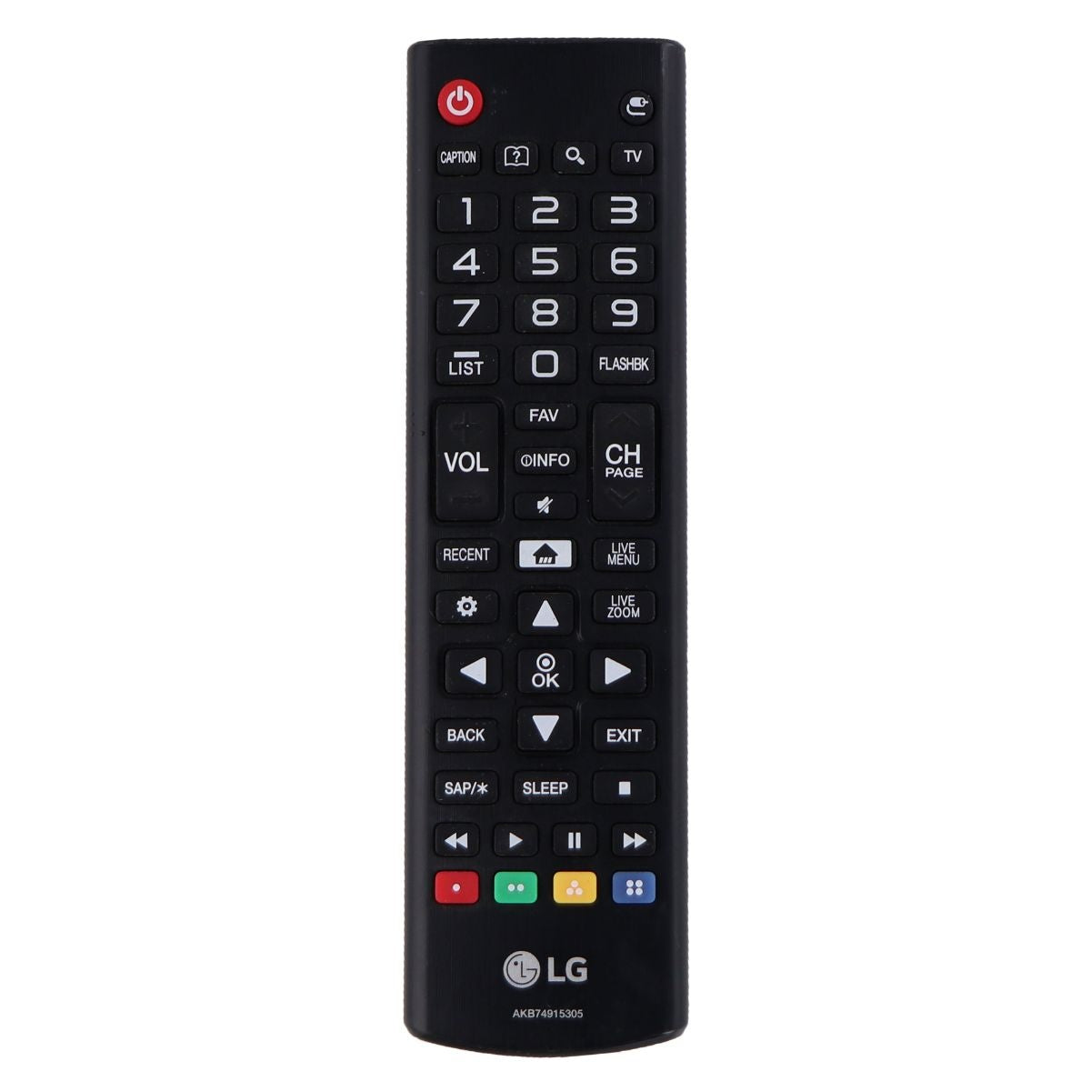 LG Remote Control (AKB74915305) for LG Smart TVs - Black TV, Video & Audio Accessories - Remote Controls LG    - Simple Cell Bulk Wholesale Pricing - USA Seller