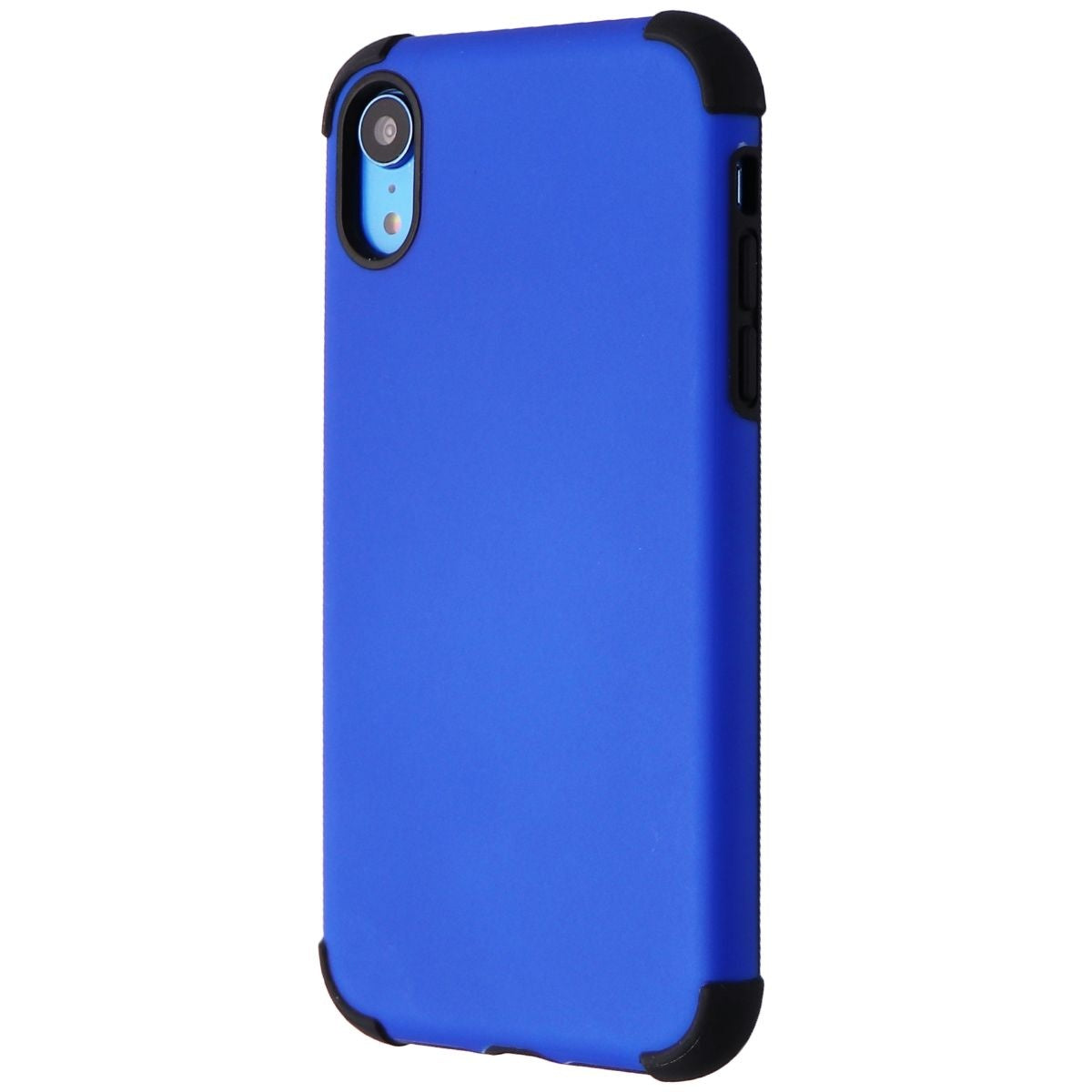 Verizon Rubberized Slim Case for Apple iPhone XR - Blue and Black Cell Phone - Cases, Covers & Skins Verizon - Simple Cell Bulk Wholesale Pricing - USA Seller
