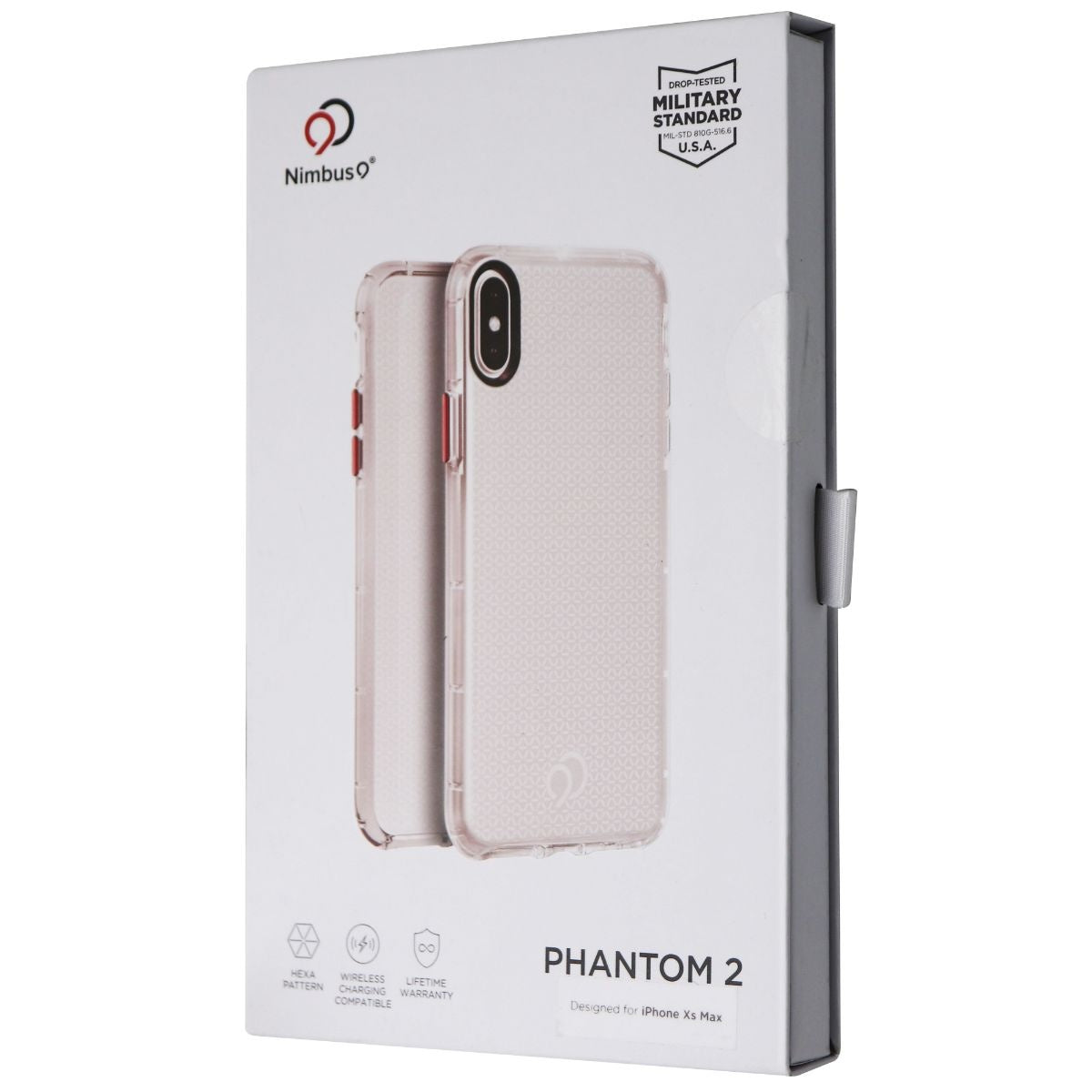 Nimbus9 Phantom 2 Slim Protective Gel Case for Apple iPhone XS Max - Clear Cell Phone - Cases, Covers & Skins Nimbus9    - Simple Cell Bulk Wholesale Pricing - USA Seller