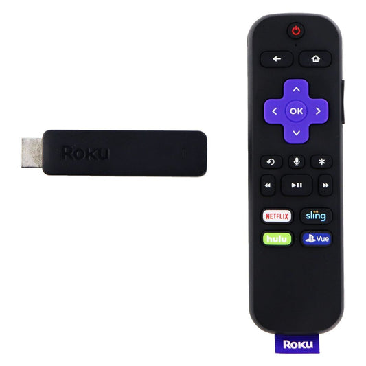 Roku Streaming Stick (3800X) with Voice Remote Control - Black Home Multimedia - Internet & Media Streamers Roku - Simple Cell Bulk Wholesale Pricing - USA Seller
