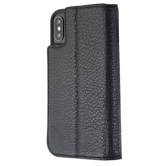 Case-Mate Wallet Folio Case for Apple iPhone XS and X - Fine Black Leather Cell Phone - Cases, Covers & Skins Case-Mate - Simple Cell Bulk Wholesale Pricing - USA Seller