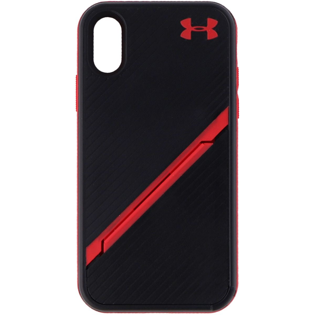 Under Armour UA Protect KickStash Hybrid Case for iPhone XS / X - Black/Red Cell Phone - Cases, Covers & Skins Under Armour - Simple Cell Bulk Wholesale Pricing - USA Seller