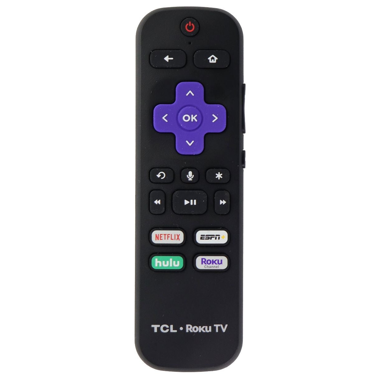 TCL Voice Remote Control (RC-AL5) with Netflix/ESPN/Hulu Keys - Black TV, Video & Audio Accessories - Remote Controls TCL    - Simple Cell Bulk Wholesale Pricing - USA Seller