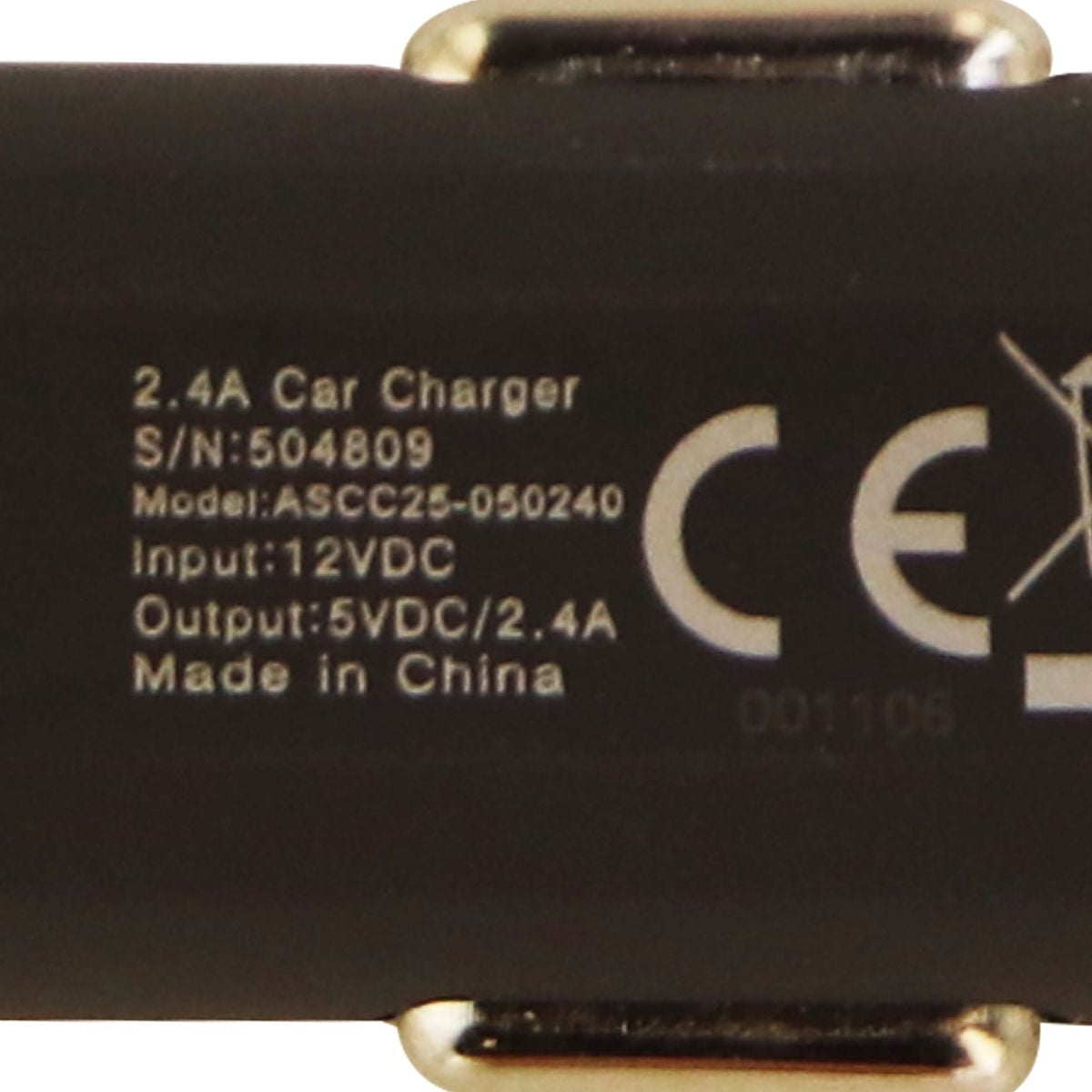 Ventev 2.4-Amp Car Charger Adapter Single USB Port - Matte Gray Cell Phone - Chargers & Cradles Ventev - Simple Cell Bulk Wholesale Pricing - USA Seller