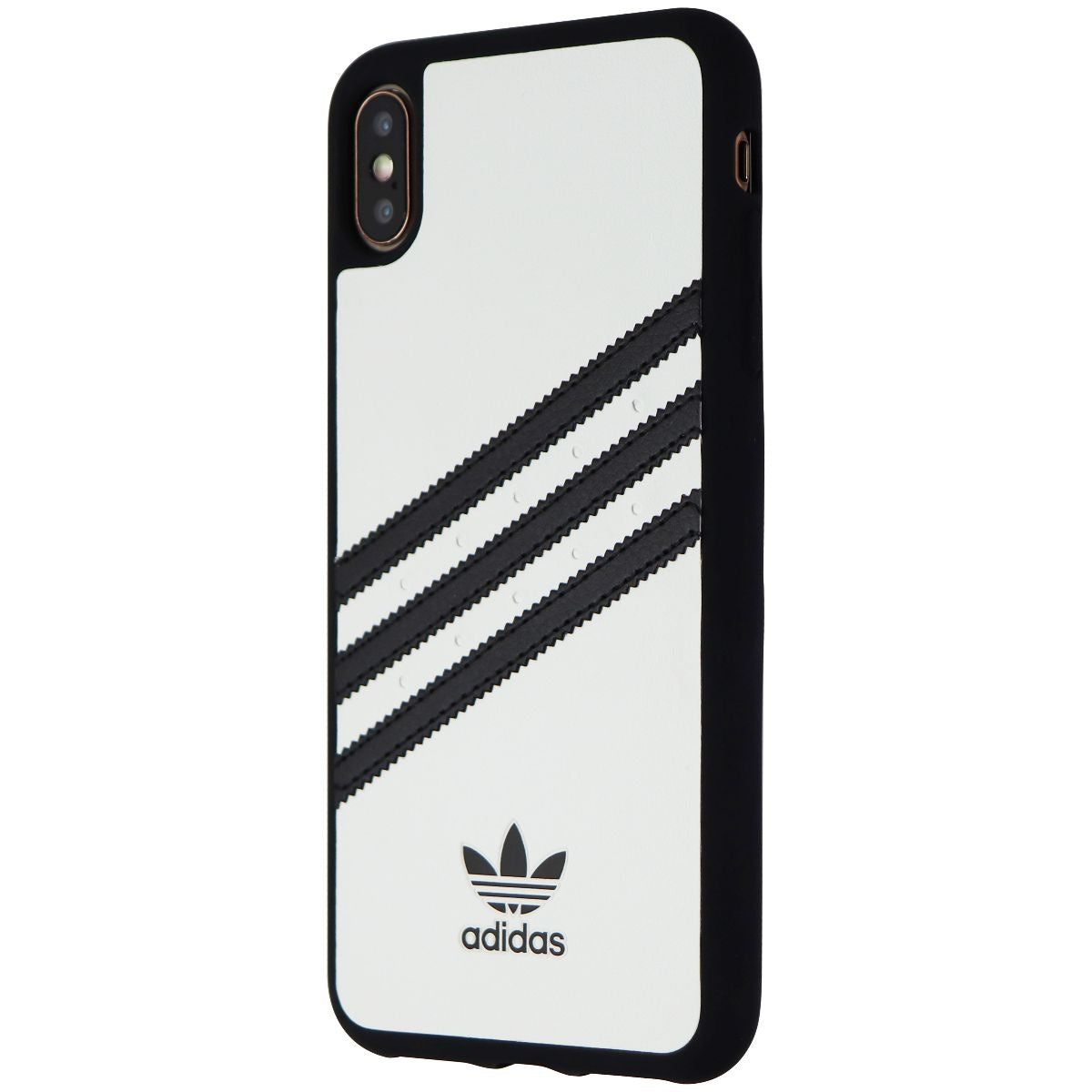 Adidas 3-Stripes Hard Snap Case for Apple iPhone Xs Max - White/Black Stripes Cell Phone - Cases, Covers & Skins Adidas - Simple Cell Bulk Wholesale Pricing - USA Seller