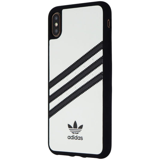 Adidas 3-Stripes Hard Snap Case for Apple iPhone Xs Max - White/Black Stripes Cell Phone - Cases, Covers & Skins Adidas - Simple Cell Bulk Wholesale Pricing - USA Seller