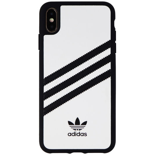 Adidas 3-Stripes Hard Snap Case for Apple iPhone Xs Max - White/Black Stripes Cell Phone - Cases, Covers & Skins Adidas - Simple Cell Bulk Wholesale Pricing - USA Seller