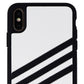 Adidas 3-Stripes Hard Snap Case for Apple iPhone Xs Max - White/Black Stripes Cell Phone - Cases, Covers & Skins Adidas - Simple Cell Bulk Wholesale Pricing - USA Seller