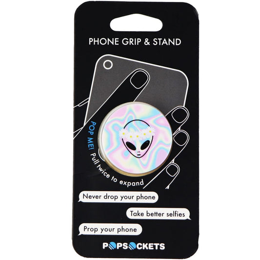 PopSockets Grip & Stand for Phones and Tablets - Out of This World / Alien Cell Phone - Mounts & Holders PopSockets    - Simple Cell Bulk Wholesale Pricing - USA Seller