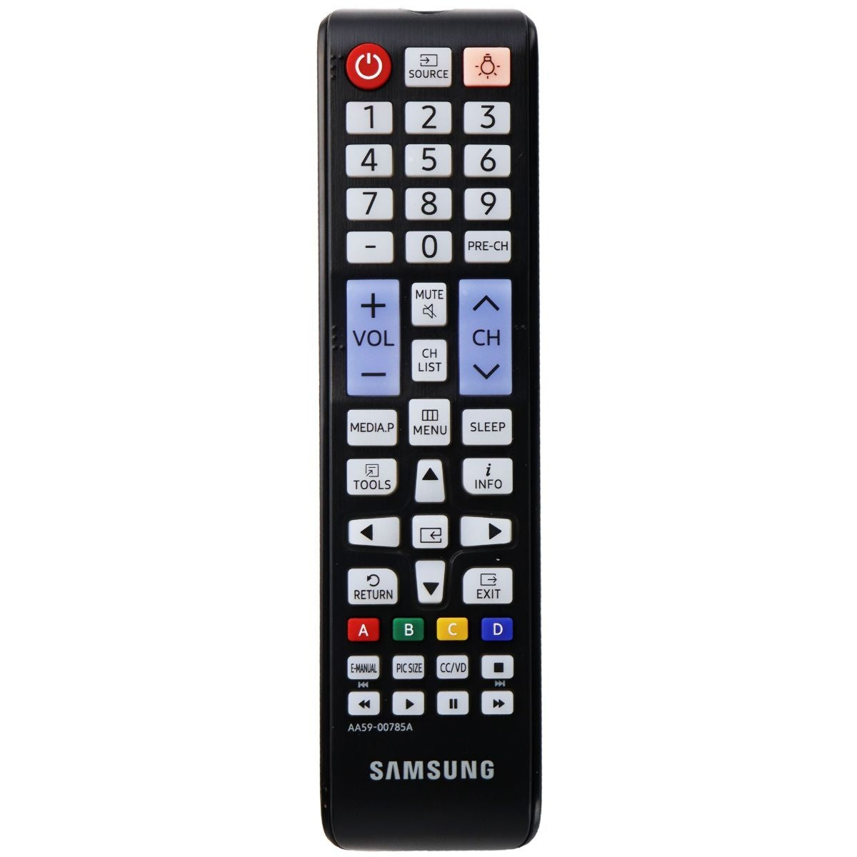 Samsung (AA59-00785A) Replacement Remote for Select Samsung TVs - Black TV, Video & Audio Accessories - Remote Controls Samsung - Simple Cell Bulk Wholesale Pricing - USA Seller