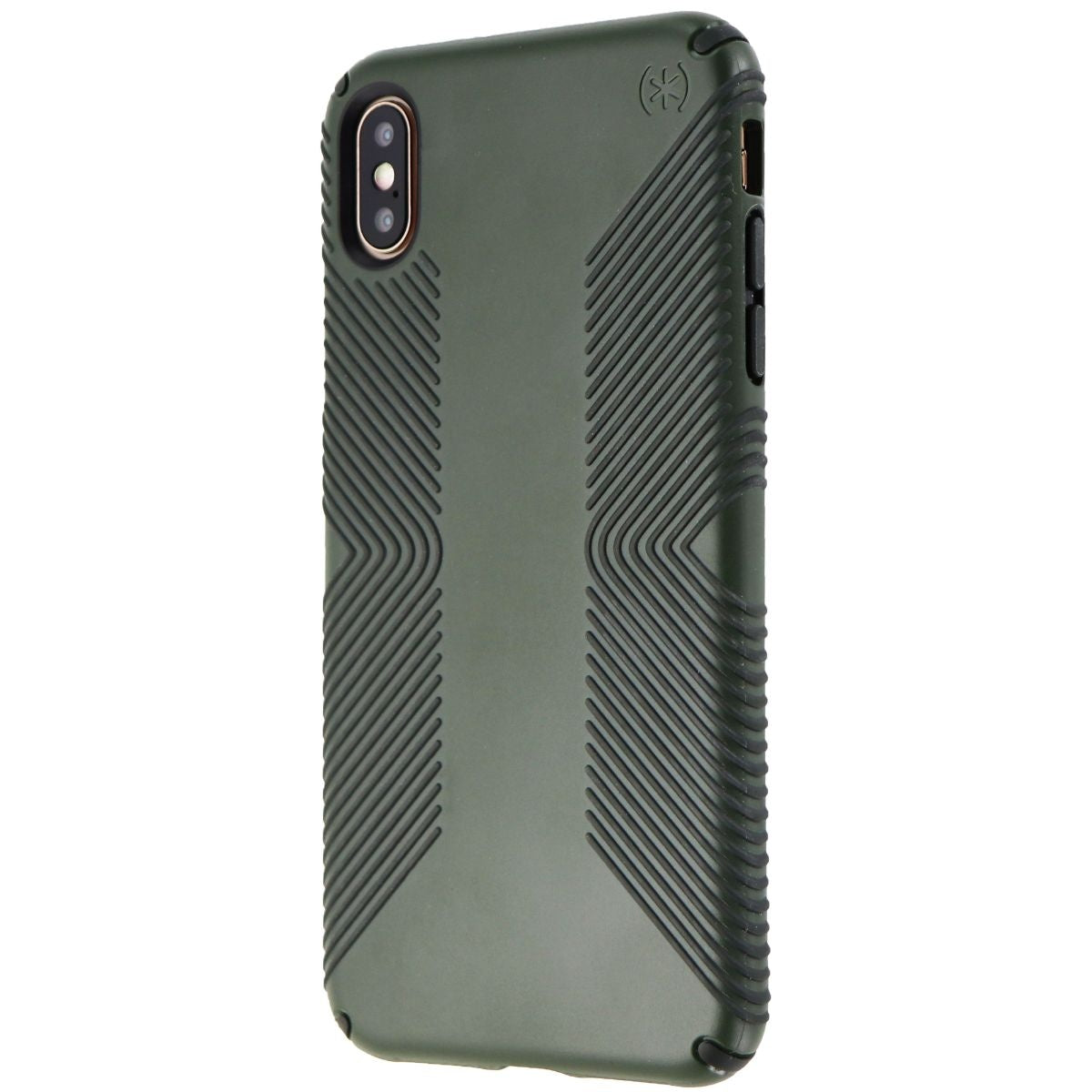 Speck Presidio Grip Series Case for Apple iPhone XS Max - Dusty Green/Black Cell Phone - Cases, Covers & Skins Speck    - Simple Cell Bulk Wholesale Pricing - USA Seller