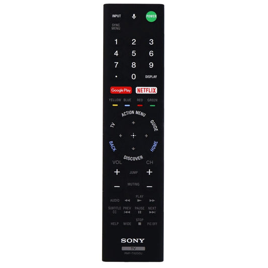 Sony Remote Control (RMF-TX200U) for Select Sony TVs - Black TV, Video & Audio Accessories - Remote Controls Sony - Simple Cell Bulk Wholesale Pricing - USA Seller