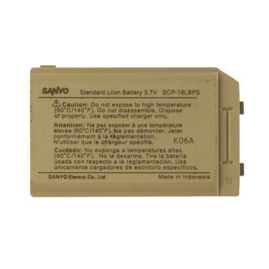 Sanyo Li-ion Battery (SCP-18LBPS) 3.7V for SCP-200 and VI-2300 Cell Phone - Batteries Sanyo - Simple Cell Bulk Wholesale Pricing - USA Seller