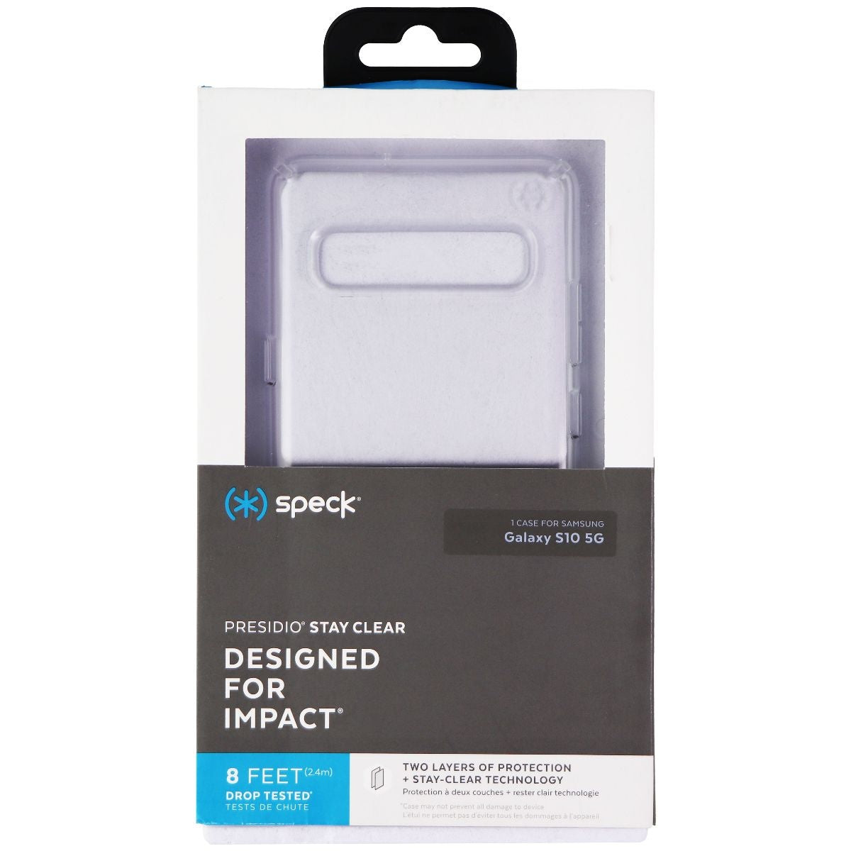 Speck Presidio Stay Clear Series Case for Samsung Galaxy S10 5G - Clear Cell Phone - Cases, Covers & Skins Speck - Simple Cell Bulk Wholesale Pricing - USA Seller