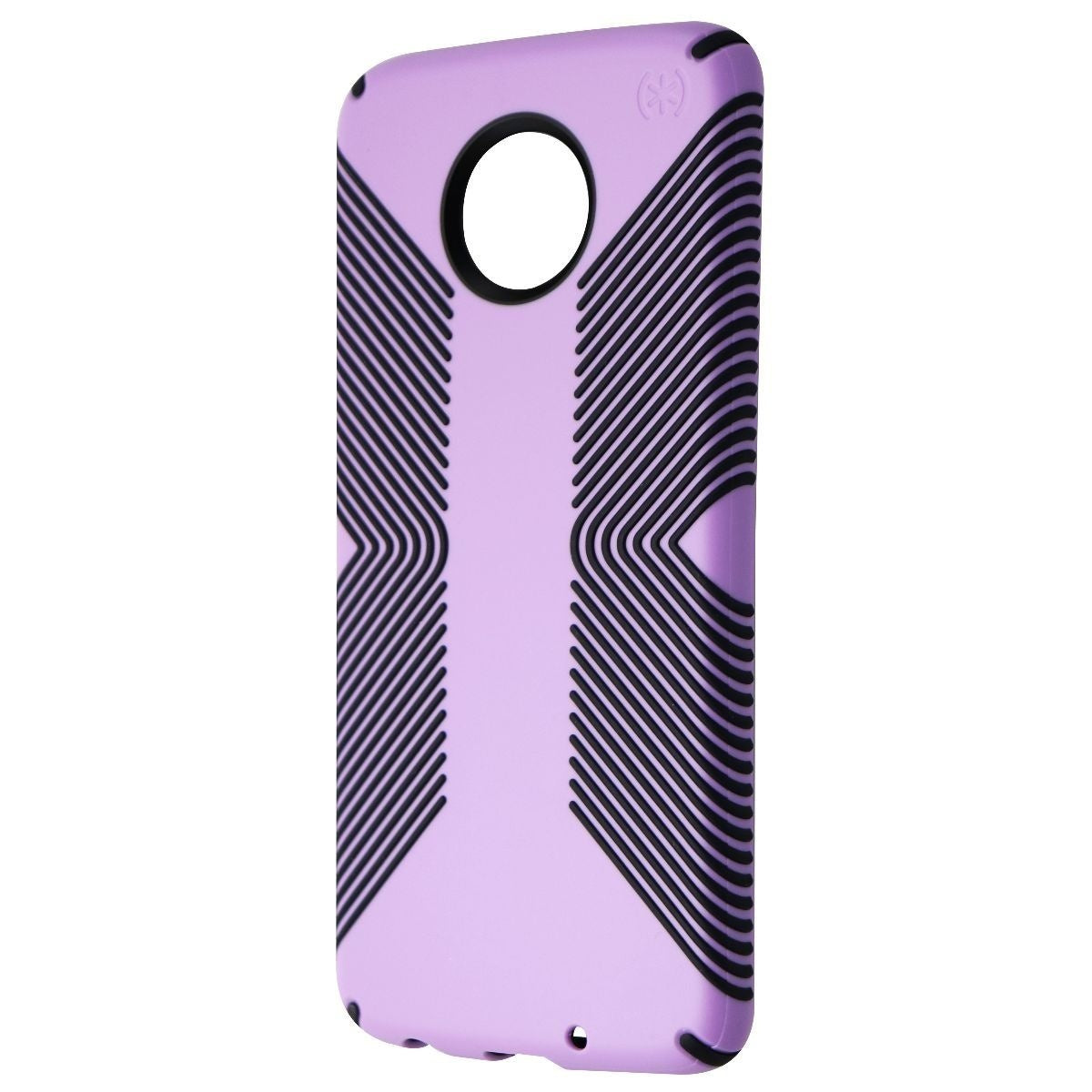 Speck Presidio Grip Series Hybrid Case for Moto Z4 - Jelly Purple/Charcoal Grey Cell Phone - Cases, Covers & Skins Speck - Simple Cell Bulk Wholesale Pricing - USA Seller