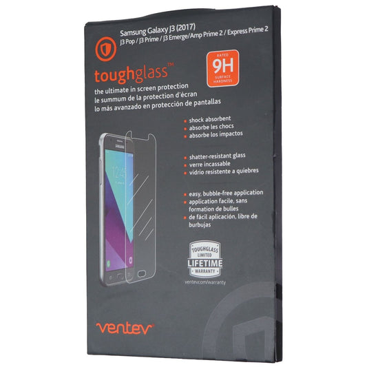 Ventev Tough Glass for Samsung Galaxy J3 (2017) / J3 Pop / J3 Prime - Clear Cell Phone - Screen Protectors Ventev    - Simple Cell Bulk Wholesale Pricing - USA Seller