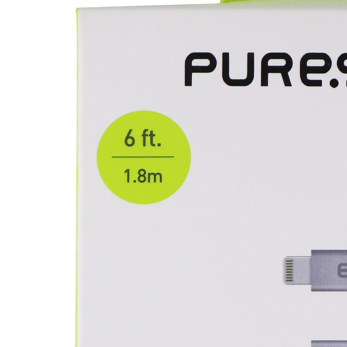 PureGear Braided MFI to USB-C 6ft. Charging Cable - Metallic Space Gray Cell Phone - Cables & Adapters PureGear - Simple Cell Bulk Wholesale Pricing - USA Seller