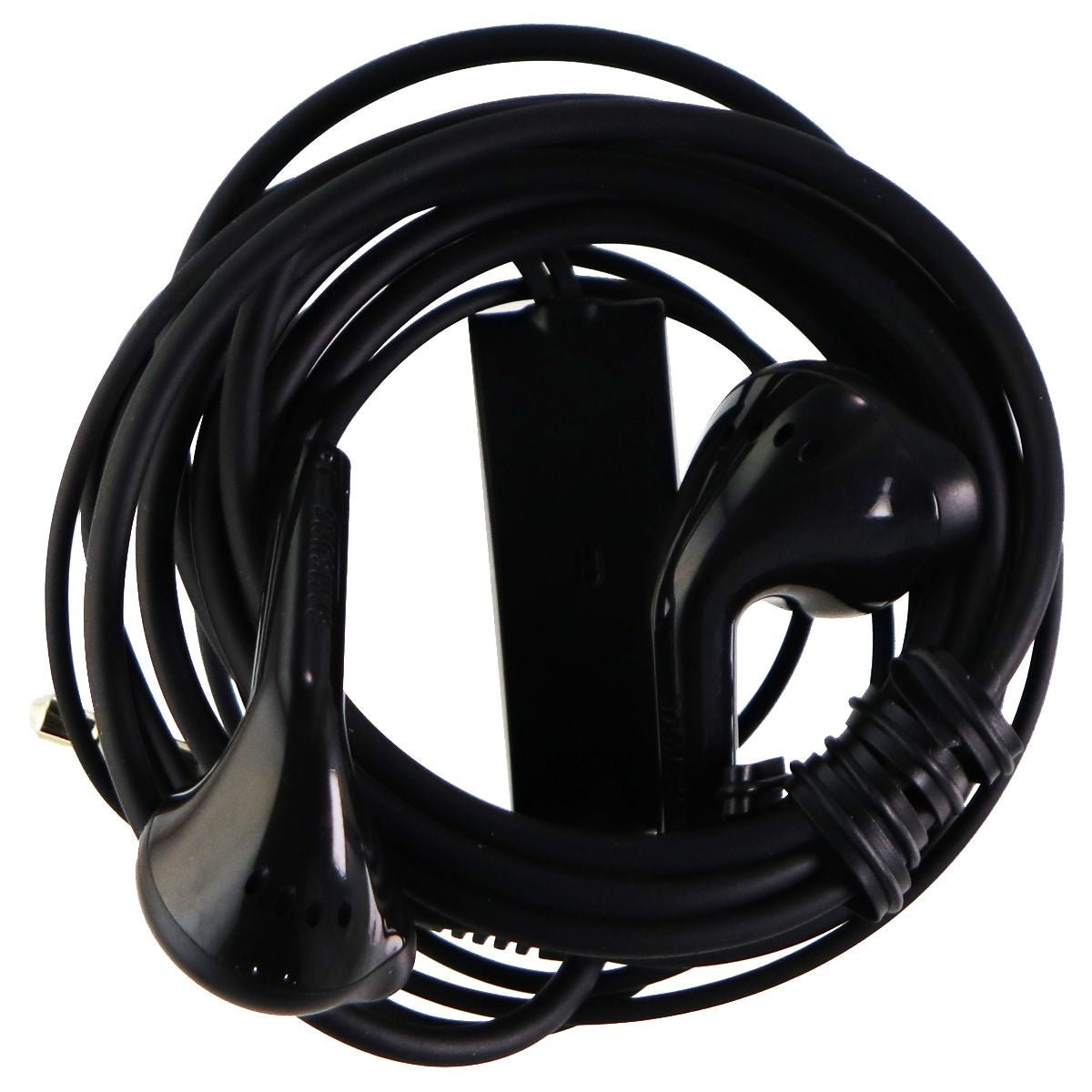 Samsung 3.5mm Stereo EarBud Headset with Mic - Black (EHS61ASFBE / GH59-11912A) Cell Phone - Headsets Samsung - Simple Cell Bulk Wholesale Pricing - USA Seller