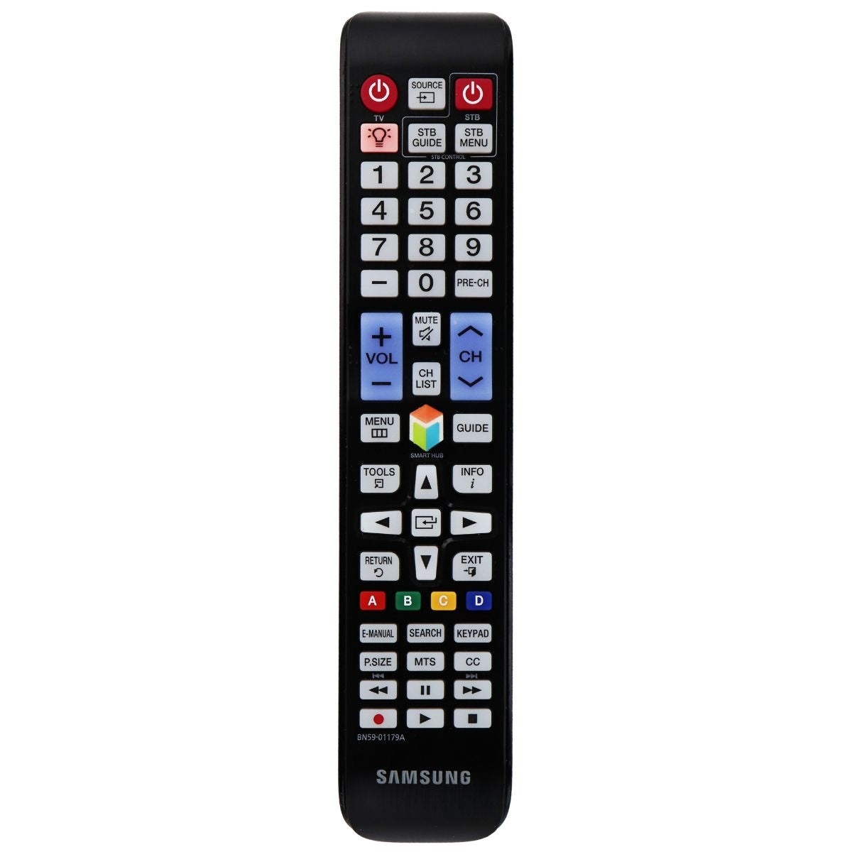 Samsung Remote Control (BN59-01179A) for Select Samsung TVs - Black TV, Video & Audio Accessories - Remote Controls Samsung - Simple Cell Bulk Wholesale Pricing - USA Seller