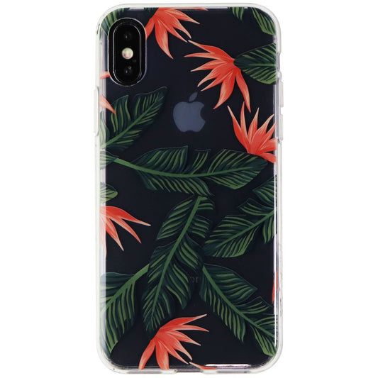 Platinum Hardshell Case for Apple iPhone X and XS Smartphones - Palm Trees/Clear Cell Phone - Cases, Covers & Skins Platinum - Simple Cell Bulk Wholesale Pricing - USA Seller