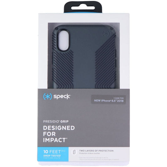 Speck Presidio Grip Case for iPhone XS Max - Graphite Grey / Charcoal Grey