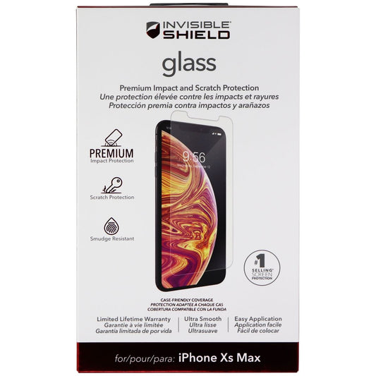 ZAGG Invisible Shield Glass Screen Protector for Apple iPhone XS Max - Clear Cell Phone - Screen Protectors Zagg    - Simple Cell Bulk Wholesale Pricing - USA Seller