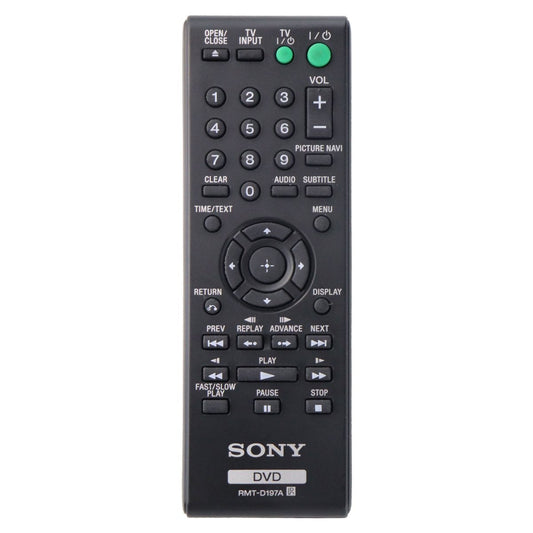 Sony Remote Control (RMT-D197A) for Select Sony DVD Players - Black TV, Video & Audio Accessories - Remote Controls Sony    - Simple Cell Bulk Wholesale Pricing - USA Seller
