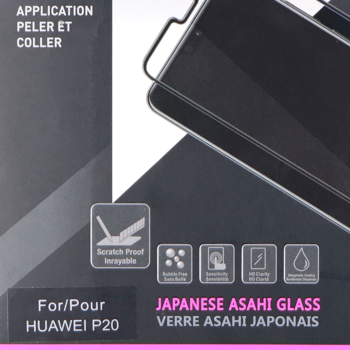 iShieldz Tempered Asahi Glass Screen Protector for Huawei P20 - Clear Cell Phone - Screen Protectors iShieldz - Simple Cell Bulk Wholesale Pricing - USA Seller