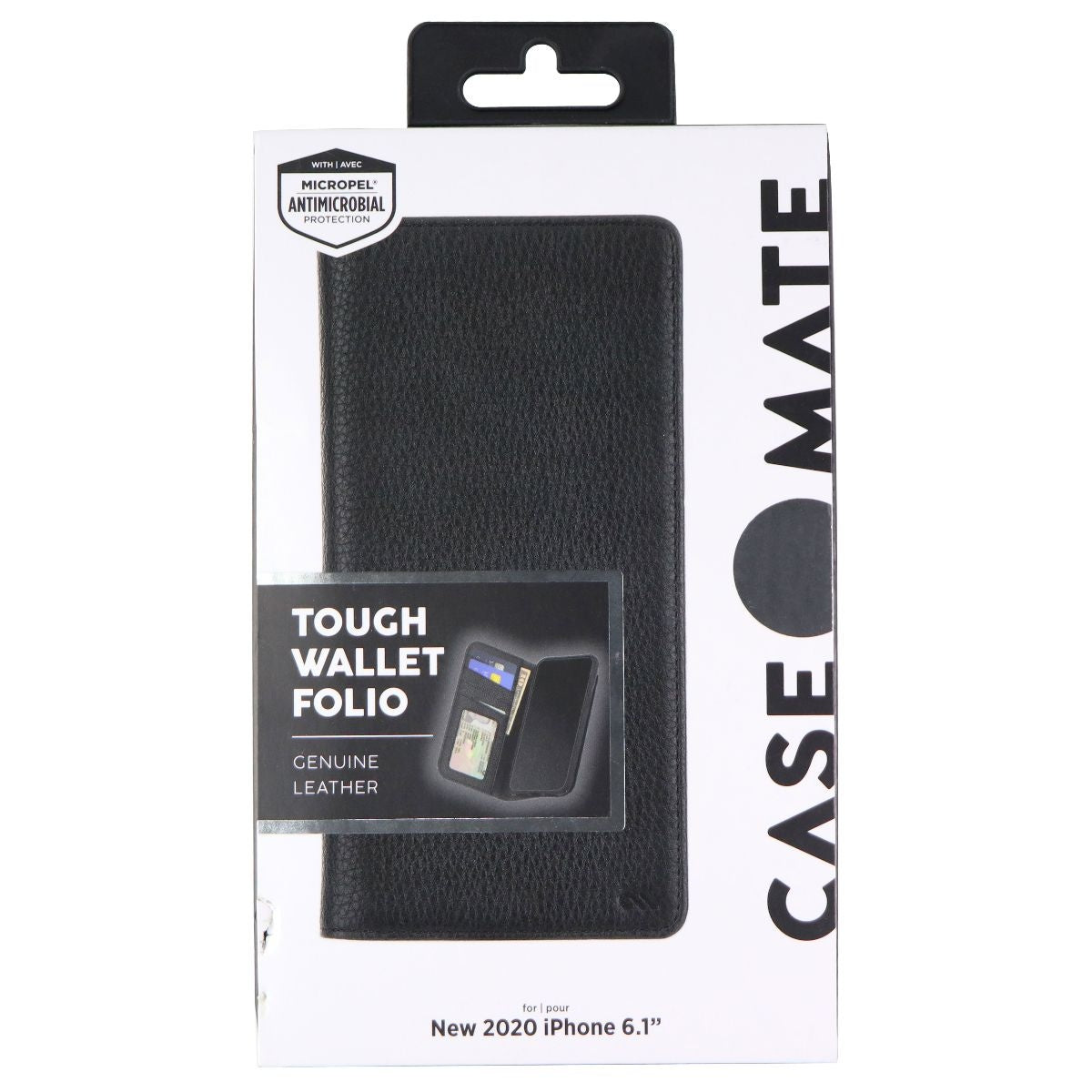 Case-Mate Tough Wallet Folio Case for Apple iPhone 12 Pro / iPhone 12 - Black Cell Phone - Cases, Covers & Skins Case-Mate    - Simple Cell Bulk Wholesale Pricing - USA Seller