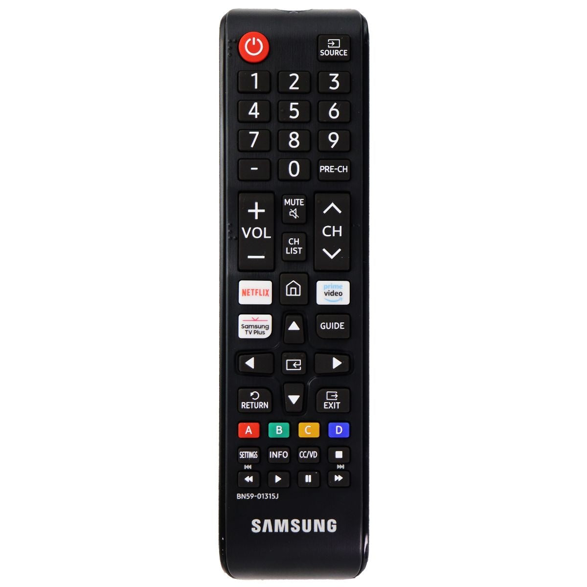 Samsung Remote Control (BN59-01315J) with Netflix Hotkey for Select TVs - Black TV, Video & Audio Accessories - Remote Controls Samsung - Simple Cell Bulk Wholesale Pricing - USA Seller
