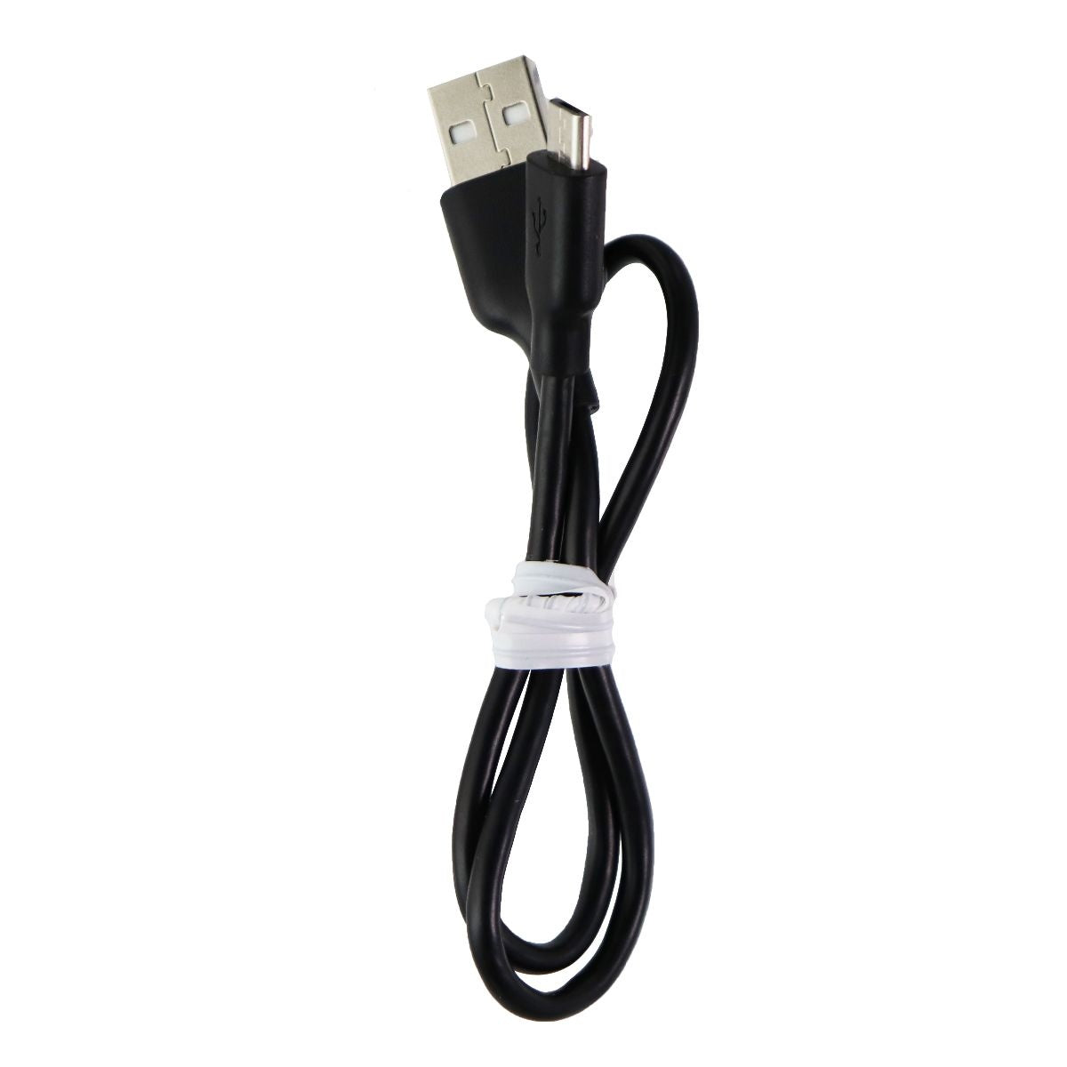 Generic 3 Ft Micro-USB Male to USB-A Male Charge and Data Sync Cable - Black Cell Phone - Cables & Adapters Unbranded    - Simple Cell Bulk Wholesale Pricing - USA Seller