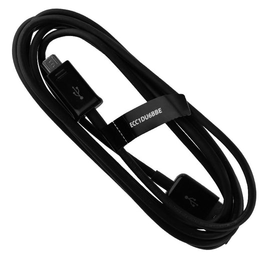Samsung (ECC1DU6BBE) 5Ft Charge/Sync Cable for Micro USB Devices - Black Cell Phone - Cables & Adapters Samsung    - Simple Cell Bulk Wholesale Pricing - USA Seller